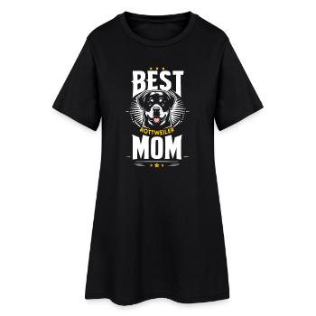 best mom , meilleure maman de rottweiler - Robe T-shirt Femme - noir - Devant