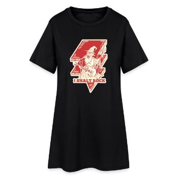 Magical Rocker Wizard - Women’s T-Shirt Dress - black - Front