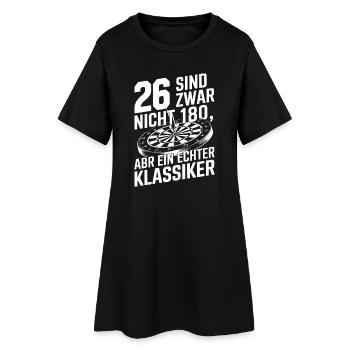 26 ne sont pas des 180 mais un vrai classique - Robe T-shirt Femme - noir - Devant
