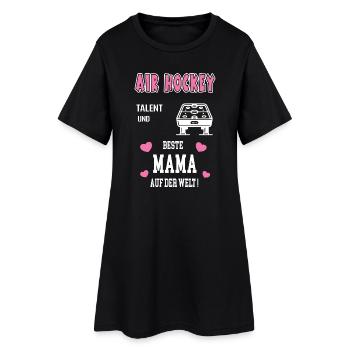 Air Hockey Meilleure Maman Maman Fête des Mères Anniversaire - Robe T-shirt Femme - noir - Devant