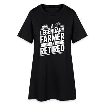 A Legendary Farmer Has Retired - Women’s T-Shirt Dress - black - Front