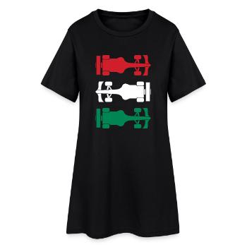 Formule Hongrie Formel Racing Ungarn - Robe T-shirt Femme - noir - Devant