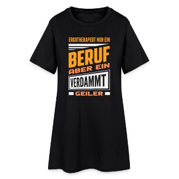 Ergotherapeut Beruf Geiler - Frauen T-Shirt-Kleid - Schwarz - Vorne