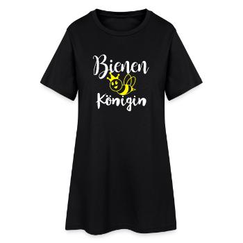 Bienen Königin - Frauen T-Shirt-Kleid - Schwarz - Vorne