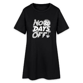 NO DAYS Fitness Gym Musculation Motivation - Robe T-shirt Femme - noir - Devant