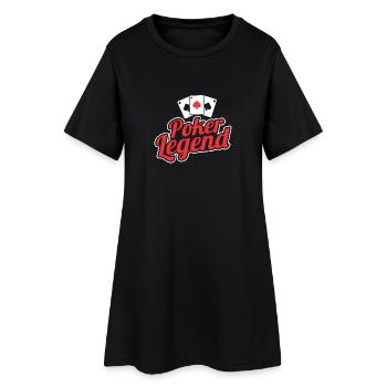 POKER LEGEND - Robe T-shirt Femme - noir - Devant