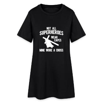 Christianisme de Jésus - Robe T-shirt Femme - noir - Devant