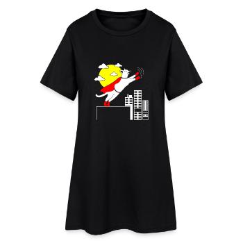 Cute Cat Meow Kitty Cats Gift Pet - Women’s T-Shirt Dress - black - Front
