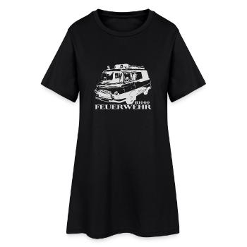 Barkas B1000 Feuerwehr - Frauen T-Shirt-Kleid - Schwarz - Vorne