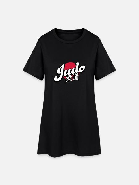 judo - Robe T-shirt Femme - noir