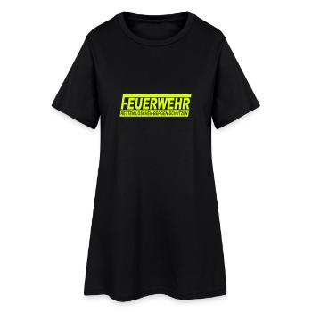 Firefighters Rescue Clear Mountains Protect - Women’s T-Shirt Dress - black - Front