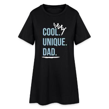 Papa cool - Robe T-shirt Femme - noir - Devant