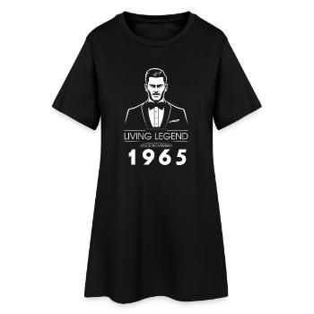 60e anniversaire Légende vivante (GENT) depuis 11/1965 - Robe T-shirt Femme - noir - Devant