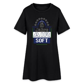 10 Jahre Airsoft Jubiläum Airsoftspieler Jubi - Frauen T-Shirt-Kleid - Schwarz - Vorne