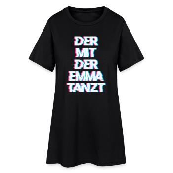Hardtekk Tekk - Robe T-shirt Femme - noir - Devant