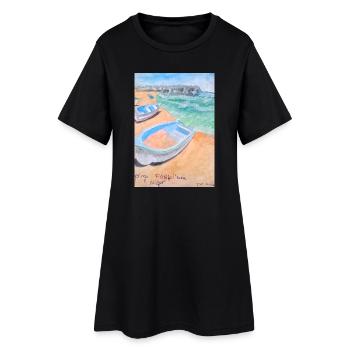Souvenirs de Fort-de-l'Eau - Bordj El Kiffan, Alge - Robe T-shirt Femme - noir - Devant