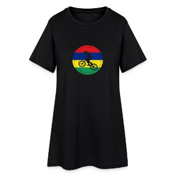Bike bmx love biking Mauritius - Women’s T-Shirt Dress - black - Front