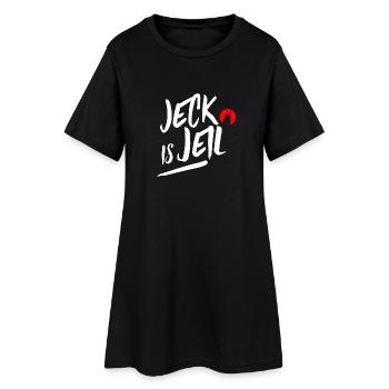 Karneval Kölner Karneval Geschenk Alaaf - Frauen T-Shirt-Kleid - Schwarz - Vorne