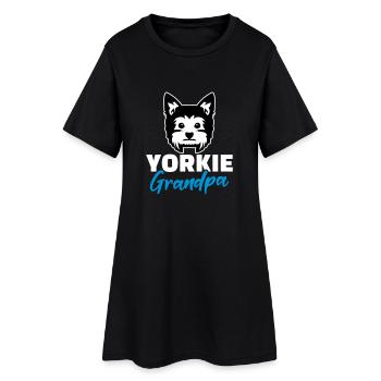 Yorkshire Terrier - Robe T-shirt Femme - noir - Devant