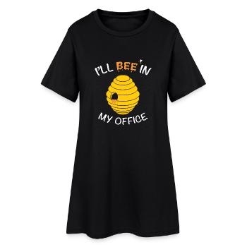 Bienenzüchter Imker T-Shirt Geschenk - Frauen T-Shirt-Kleid - Schwarz - Vorne