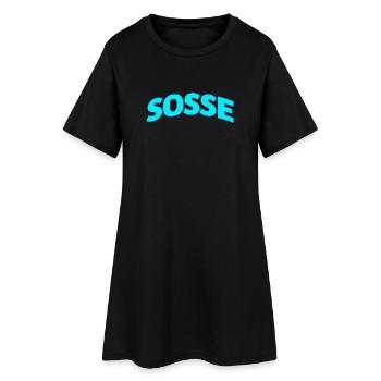 Sosse pour toujours - Robe T-shirt Femme - noir - Devant