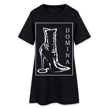 Dominatrice - Robe T-shirt Femme - noir - Devant