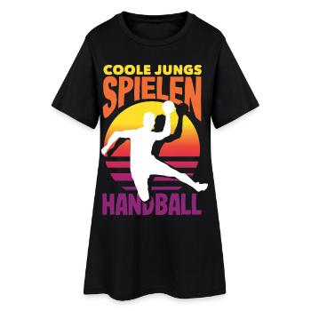 Handball Handballer Handball Trainer Fan Geschenk - Frauen T-Shirt-Kleid - Schwarz - Vorne
