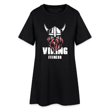 Viking Fitness Musculation Gym Fighter Symbole - Robe T-shirt Femme - noir - Devant