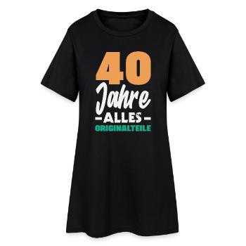 Drôle 40e anniversaire cadeau chemise d’anniversaire - Robe T-shirt Femme - noir - Devant