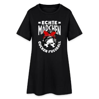 Drôle de Football Football Fan Cadeau - Robe T-shirt Femme - noir - Devant
