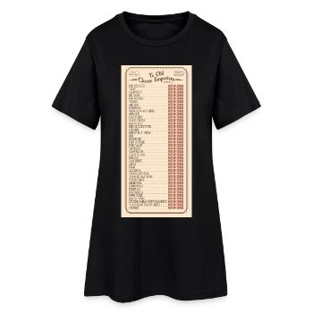 Ye Olde Cheese Emporium Sketch - Women’s T-Shirt Dress - black - Front