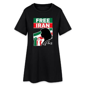 Iran libre - Robe T-shirt Femme - noir - Devant