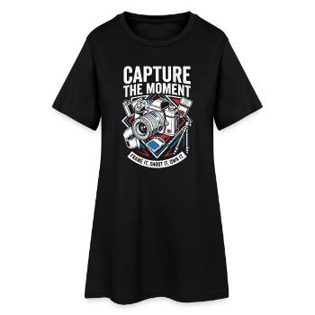Capture The Moment Photography - Women’s T-Shirt Dress - black - Front
