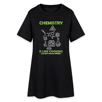 Chemistry Teacher Chemistry Chemist - Women’s T-Shirt Dress - black - Front