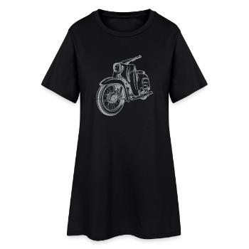 Simson Schwalbe KR51 Vintage Silhouette Ligne - Robe T-shirt Femme - noir - Devant