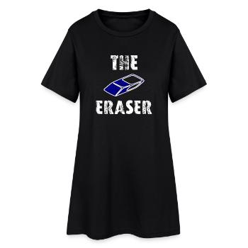 The Eraser - Robe T-shirt Femme - noir - Devant