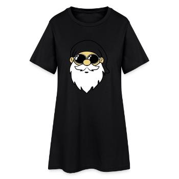 Dwarf funny funny sunglasses - Women’s T-Shirt Dress - black - Front