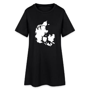 Danemark - Robe T-shirt Femme - noir - Devant