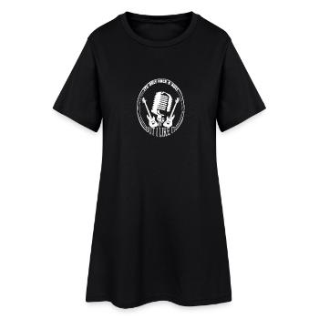 Rock'n Roll EVENT GESCHENK PARTY MUSIK GITARRE - Frauen T-Shirt-Kleid - Schwarz - Vorne