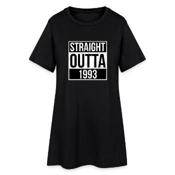 Straight Outta 1993 - Frauen T-Shirt-Kleid - Schwarz - Vorne