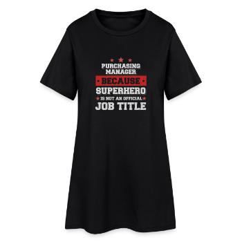 Parce que gestionnaire Superhero est pas sur le titre du poste - Robe T-shirt Femme - noir - Devant