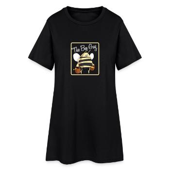 the bee guy - Women’s T-Shirt Dress - black - Front