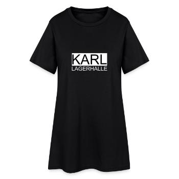 Karl Lagerhalle - Funny Shirt - Robe T-shirt Femme - noir - Devant