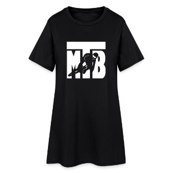 VTT cyclistes de vélo VTT de descente bikers - Robe T-shirt Femme - noir - Devant