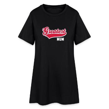 Le plus grand 2C MUM - Robe T-shirt Femme - noir - Devant
