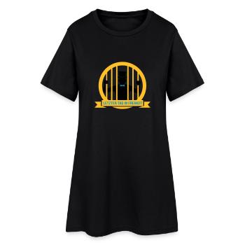 JGA Junggesellen Abschied Hochzeit Ehe Heirat - Frauen T-Shirt-Kleid - Schwarz - Vorne