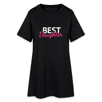 Best Daughter - Robe T-shirt Femme - noir - Devant