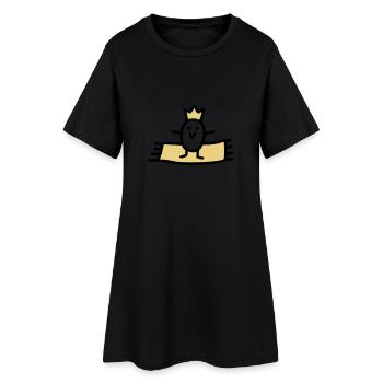 Fliegender Teppich - V2 - Frauen T-Shirt-Kleid - Schwarz - Vorne