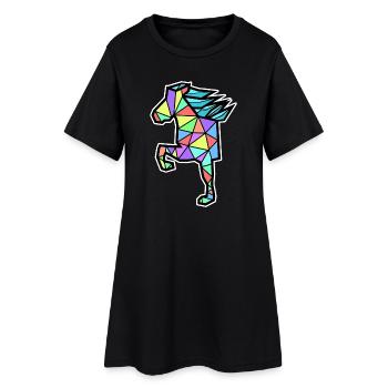 Ross Polygon Chevaux islandais Poisson de cheval islandais - Robe T-shirt Femme - noir - Devant