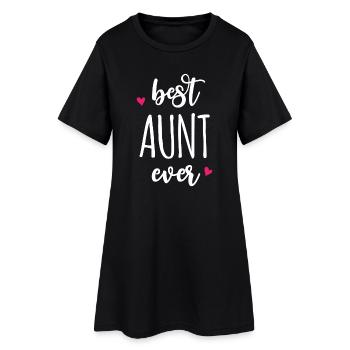 Beste Tante aller Zeiten - Frauen T-Shirt-Kleid - Schwarz - Vorne